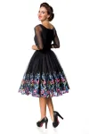 Belsira Premium besticktes Swing-Kleid schwarz von Belsira kaufen - Fesselliebe