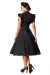 Belsira Premium Vintage-Kleid schwarz von Belsira