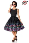 Belsira Premium Vintage Blumenkleid schwarz von Belsira kaufen - Fesselliebe