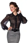 Vintage-Bluse schwarz von Belsira kaufen - Fesselliebe