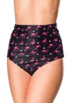 Badehöschen High Waist schwarz/rosa von Belsira kaufen - Fesselliebe