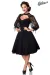 Longsleeve Spitzenkleid schwarz von Belsira