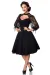 Longsleeve Spitzenkleid schwarz von Belsira