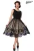 Swingkleid mit Spitze schwarz von Belsira