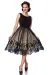 Swingkleid mit Spitze schwarz von Belsira