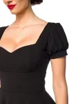 Kleid mit Puffärmeln schwarz von Belsira kaufen - Fesselliebe