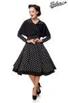 SWING-KLEID MIT CAPE schwarz von Belsira kaufen - Fesselliebe