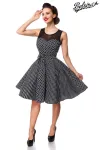 Kleid mit Dots schwarz/weiß von Belsira kaufen - Fesselliebe