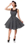 Kleid mit Dots schwarz/weiß von Belsira kaufen - Fesselliebe