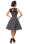 Kleid mit Dots schwarz/weiß von Belsira kaufen - Fesselliebe