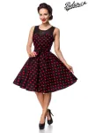 Kleid mit Dots schwarz/rot von Belsira kaufen - Fesselliebe