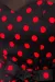 Kleid mit Dots schwarz/rot von Belsira