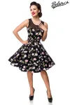 Kleid mit Dots schwarz/rosa von Belsira kaufen - Fesselliebe