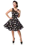 Kleid mit Dots schwarz/rosa von Belsira kaufen - Fesselliebe