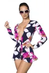 Frischer Playsuit schwarz/pink von Hipstylers kaufen - Fesselliebe