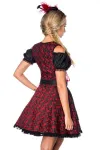 Premium Dirndl mit Bluse rot/schwarz von Dirndline kaufen - Fesselliebe