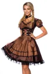 Premium Dirndl mit Bluse braun/schwarz von Dirndline kaufen - Fesselliebe