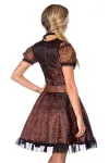 Premium Dirndl mit Bluse braun/schwarz von Dirndline kaufen - Fesselliebe