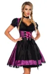 Premium Dirndl mit Bluse lila/schwarz von Dirndline kaufen - Fesselliebe