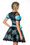 Premium Dirndl mit Bluse blau/schwarz von Dirndline kaufen - Fesselliebe