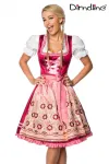 Premium Dirndl rosa/rot von Dirndline kaufen - Fesselliebe