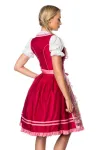 Premium Dirndl mit Stickereien rosa/rot von Dirndline kaufen - Fesselliebe