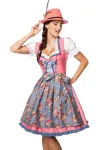 Verträumtes Dirndl mit Denim rosa/blau von Dirndline kaufen - Fesselliebe