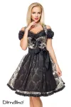 Festliches Brokatdirndl schwarz/gold von Dirndline kaufen - Fesselliebe