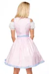 Dirndl mit Blumenschürze rosa/blau von Dirndline kaufen - Fesselliebe