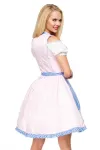 Romantisches Unterbrustdirndl rosa/blau von Dirndline kaufen - Fesselliebe