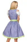 Traditionelles Karodirndl blau/grün/weiß von Dirndline kaufen - Fesselliebe