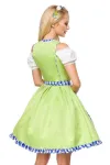 Unterbrustdirndl mit Karoschürze grün/blau/weiß von Dirndline kaufen - Fesselliebe