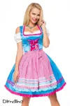 Dirndl mit Karoschürze blau/pink von Dirndline kaufen - Fesselliebe