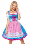 Dirndl mit Karoschürze blau/pink von Dirndline kaufen - Fesselliebe