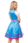 Dirndl mit Karoschürze blau/pink von Dirndline kaufen - Fesselliebe