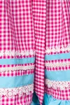 Dirndl mit Karoschürze blau/pink von Dirndline kaufen - Fesselliebe