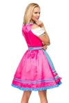 Dirndl mit Karoschürze blau/pink von Dirndline kaufen - Fesselliebe