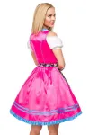 Dirndl mit Blumenschürze pink/gemustert von Dirndline kaufen - Fesselliebe