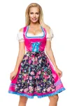 Dirndl mit Blumenschürze pink/gemustert von Dirndline kaufen - Fesselliebe