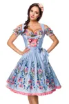 Romantisches Dirndl inkl. Spitzenbluse blau/rosa/weiß von Dirndline kaufen - Fesselliebe