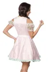 Mini-Brokat-Dirndl inkl Spitzenbluse pink/grün von Dirndline kaufen - Fesselliebe