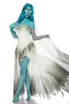 Skeleton Bride Kostüm weiß/blau von Mask Paradise kaufen - Fesselliebe