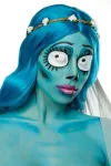 Skeleton Bride Kostüm weiß/blau von Mask Paradise kaufen - Fesselliebe