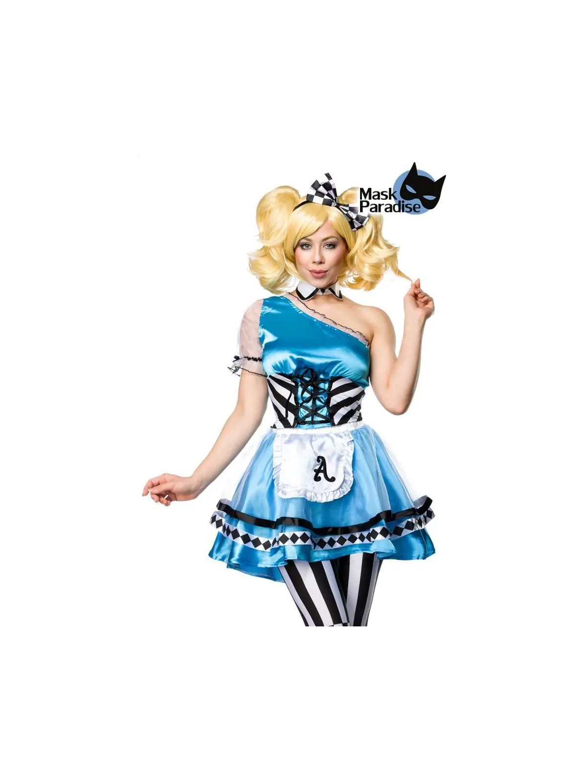 Alice blau/schwarz/weiß von Mask Paradise kaufen - Fesselliebe