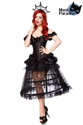 Gothic-Kostüm: Gothic Queen schwarz von Mask Paradise