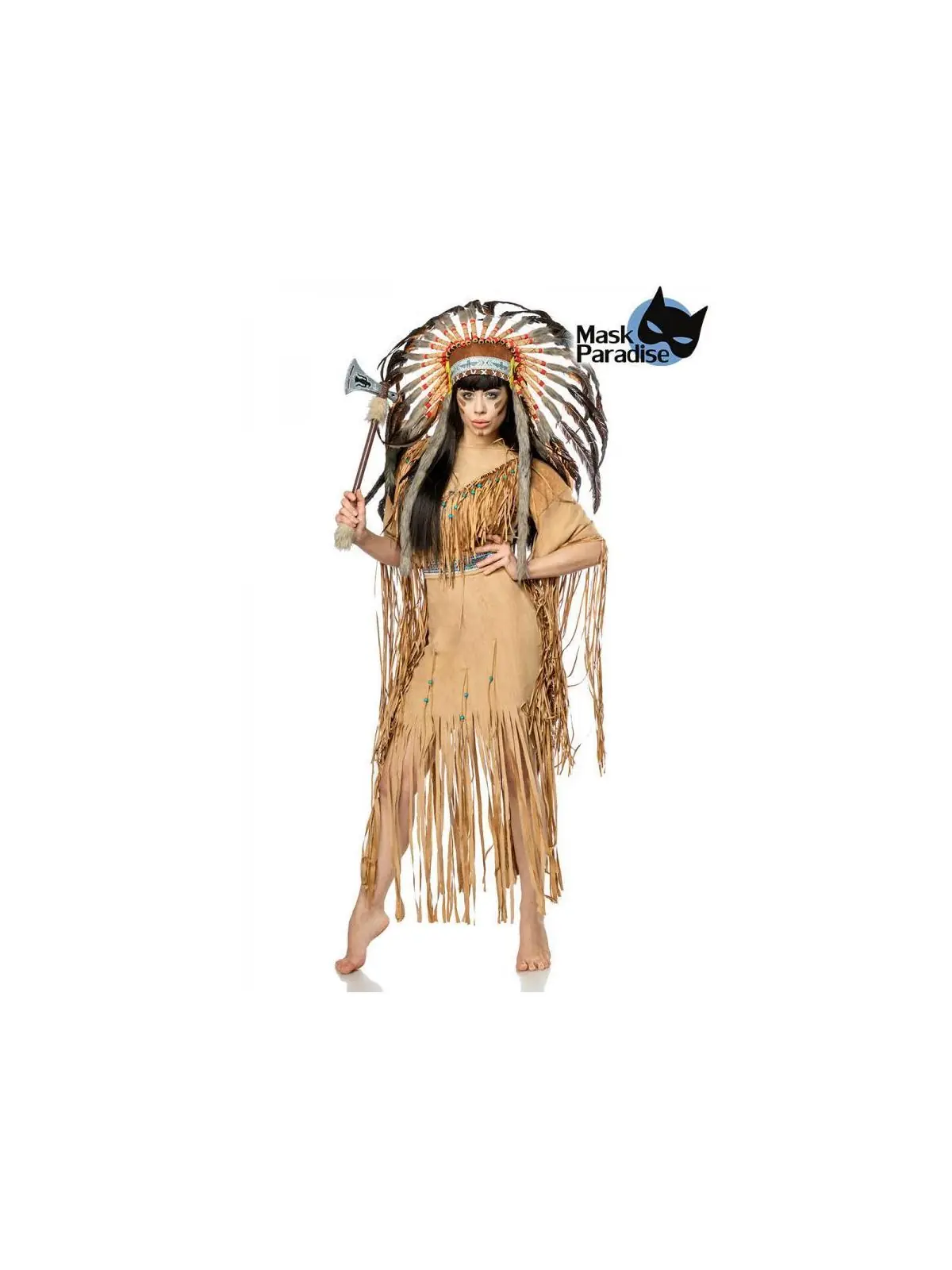 Indianerinkostüm: Native American beige von Mask Paradise kaufen - Fesselliebe