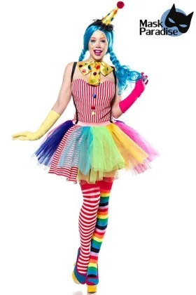 Clown Girl bunt von Mask Paradise