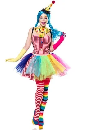 Clown Girl bunt von Mask Paradise