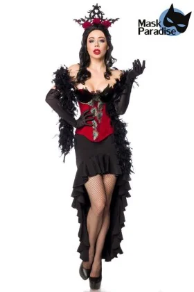 Burlesque Queen schwarz/rot von Mask Paradise