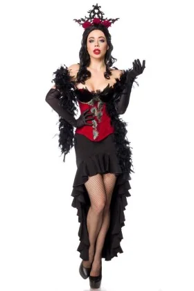 Burlesque Queen schwarz/rot von Mask Paradise